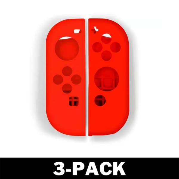 Silikonecovers kompatible med Nintendo Switch Red