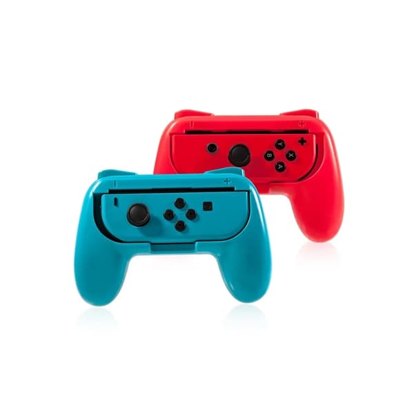 2 stykkers holder / greb kompatibel med Switch Joy-Cons Rød/Blå