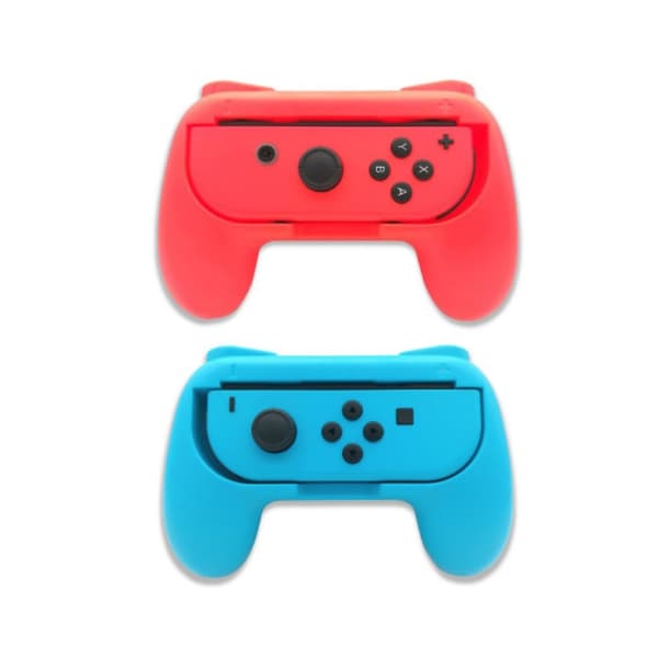 2 stks holdere kompatible med Joy-Con Halvers Rød/Blå 1-Pack