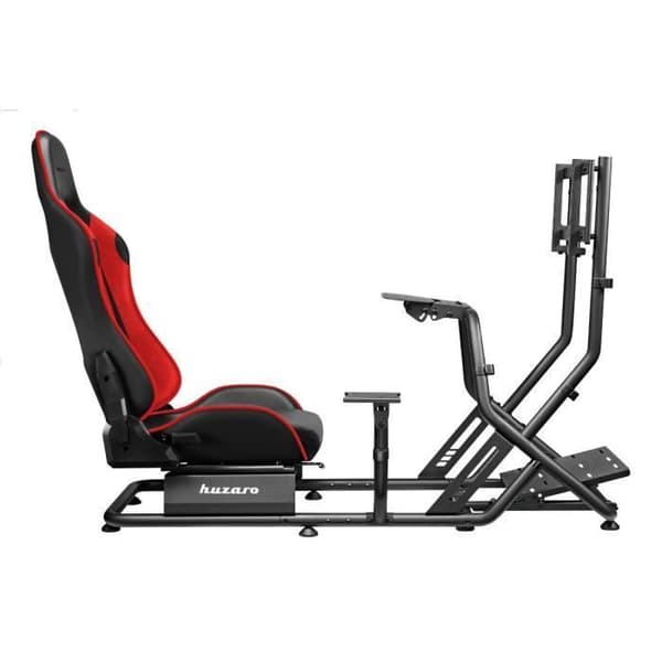 Simuleringscockpit - HUZARO - SPEED 6.0 - Simracingchassi - Ergonomisk säte - Multiplattformskompatibel