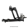 Miniatyrbild 3 av 4: Cockpit Simracing - Next Level Racing - GTElite Lite - Aluminium Svart - Sido- och Framsida Montering - Hållbar