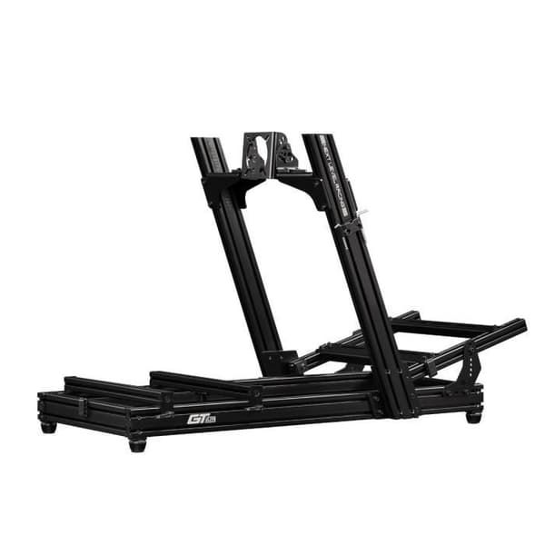 Cockpit Simracing - Next Level Racing - GTElite Lite - Aluminium Svart - Sido- och Framsida Montering - Hållbar