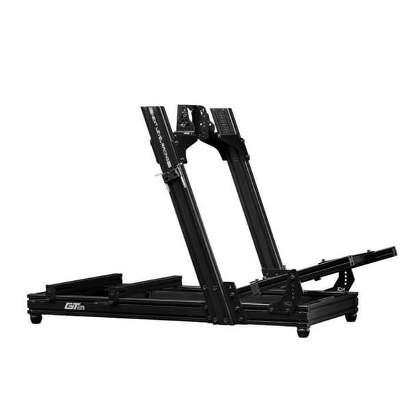 Cockpit Simracing - Next Level Racing - GTElite Lite - Aluminium Svart - Sido- och Framsida Montering - Hållbar