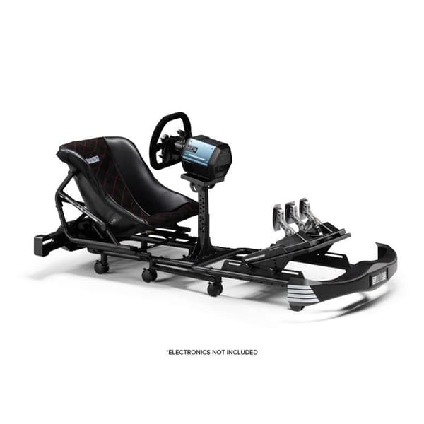Karting Cockpit - Next Level Racing - Go Kart Plus - Vit - Justerbar - 4 hjul