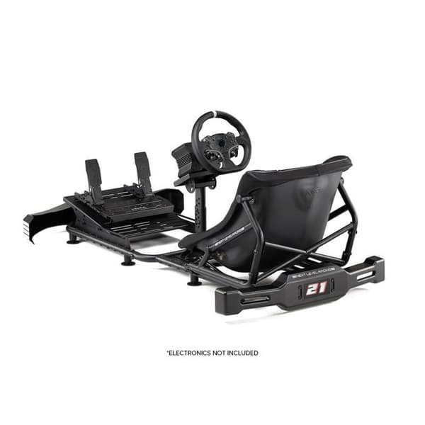 Karting Cockpit - Next Level Racing - Go Kart Plus - Vit - Justerbar - 4 hjul