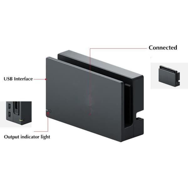 Nintendo Switch original ersättningsladdning HDMI dockningsstation M30845
