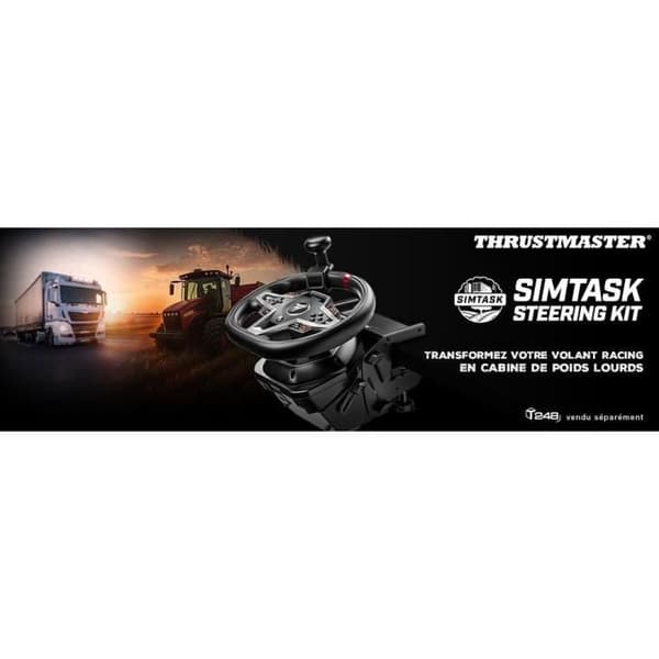 Rattstöd - THRUSMASTER - SimTask Styrsats + manöverkula - Svart - Kompatibel T128 & T248 4060302