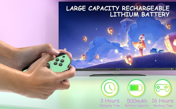 Kontroller kompatibel med Nintendo Switch
