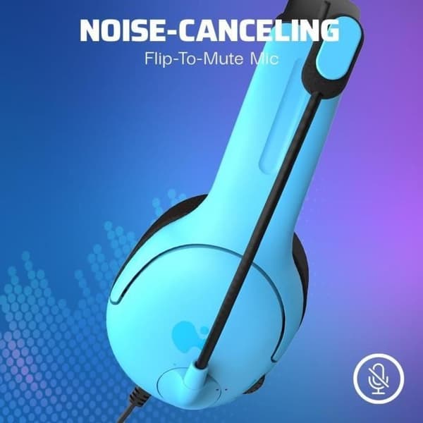 Trådbundet headset - Airlite - Neptunblå - Kompatibelt med PS4/PS5 - Bommikrofon - Over-Ear-huvudband