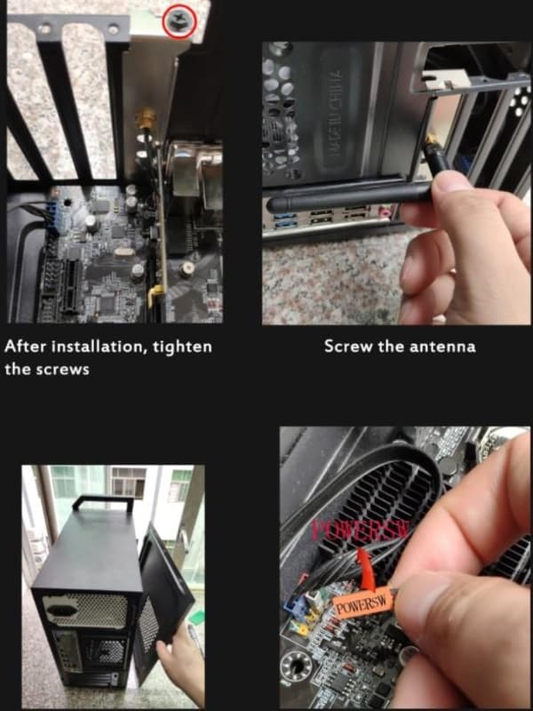 Dator Fjärrstyrning Remote Boot Card för Alexa / Google Home