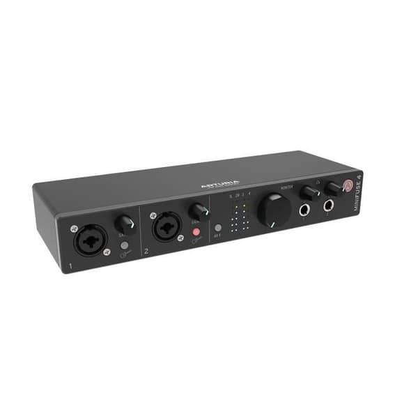 ARTURIA MINIFUSE4-BK - Svart Minifuse4 ljudgränssnitt