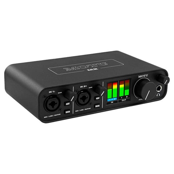 Motu M2 - 2 ingångar/2 utgång USB-C ljudgränssnitt