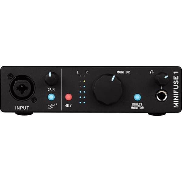 ARTURIA MINIFUSE1-BK - Svart Minifuse1 ljudgränssnitt
