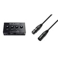 Miniatyrbillede 1 af 6: M-AUDIO M-Track Duo USB Audio-interface Krystalforforstærker 16 bit 48 kHz Sort