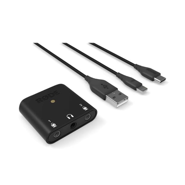 RODE AI-Micro Audio-interface To-kanals 24 bit 48 kHz Sort