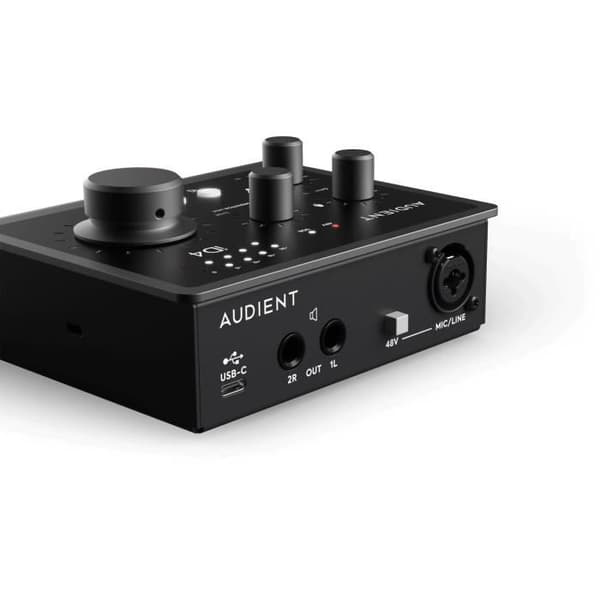 Audiant ID4 - MKII - Audiant nya generationens ljudgränssnitt 2 ingångar, 2 utgångar högpresterande Mac &amp; PC-kompatibel