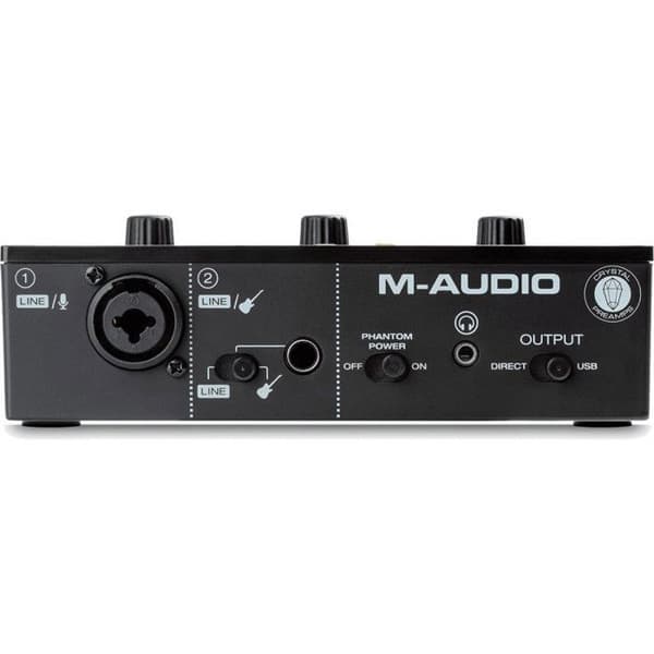 M-AUDIO MTRACK-SOLO - 2-kanals ljudkort 1 combo-ingång + instrument-/linjejackingång