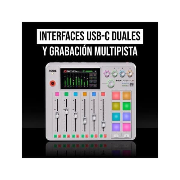 Rode RODECASTER PRO II Mixer 9 Kanaler Vit
