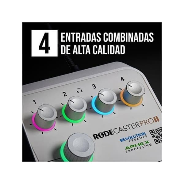 Rode RODECASTER PRO II Mixer 9 Kanaler Vit