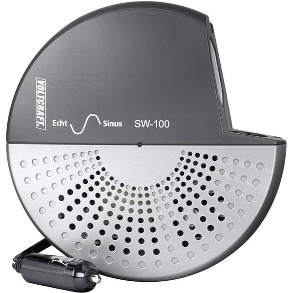 VOLTCRAFT Växelriktare SW-100 12V 100 W 12 V/DC - 230 V/AC Fläktlös