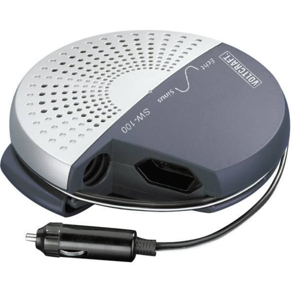 VOLTCRAFT Växelriktare SW-100 12V 100 W 12 V/DC - 230 V/AC Fläktlös