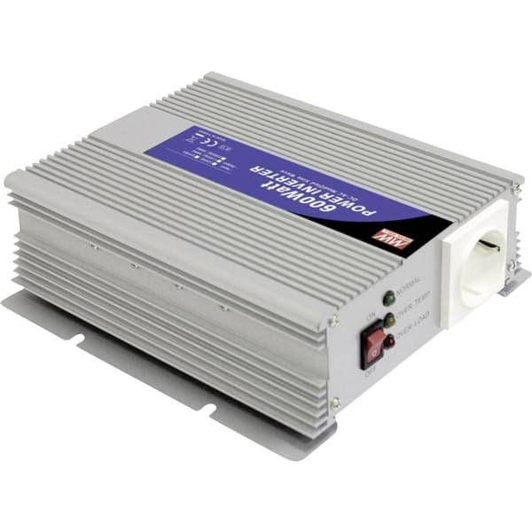 Mean Well Växelriktare A301-600-F3 600 W 12 V/DC - 230 V