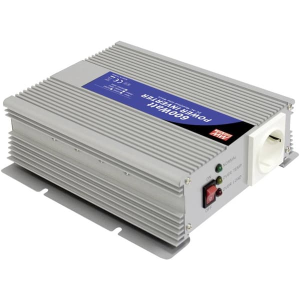 Mean Well Växelriktare A301-600-F3 600 W 12 V/DC - 230 V