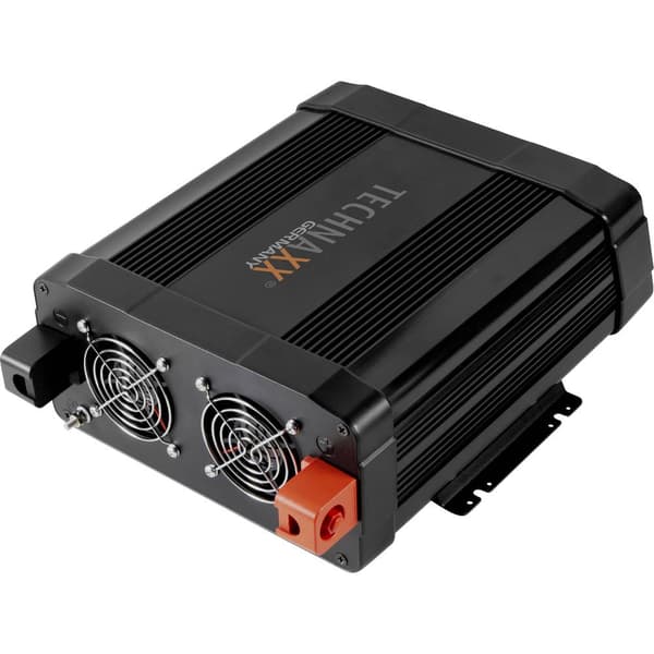 Technaxx Växelriktare TE20 2000 W 12 V/DC - 230 V/AC Svart