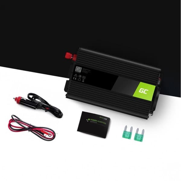 Green Cell INV03DE strømadapter/inverter Auto/Indendørs 500 W Sort