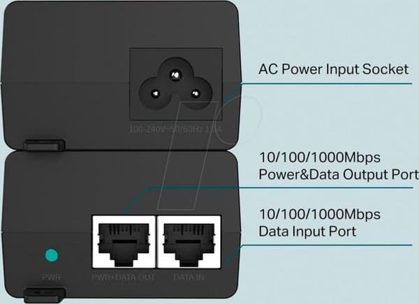TP-Link PoE+ injektor