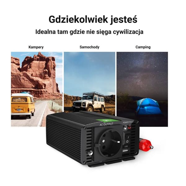 Green Cell Växelriktare INV06 150 W 12 V - 230 V