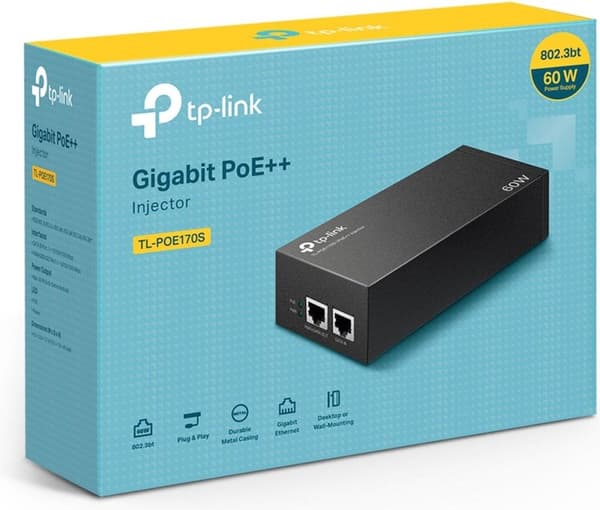 TP-Link TL-POE170S PoE-adapter Gigabit Ethernet