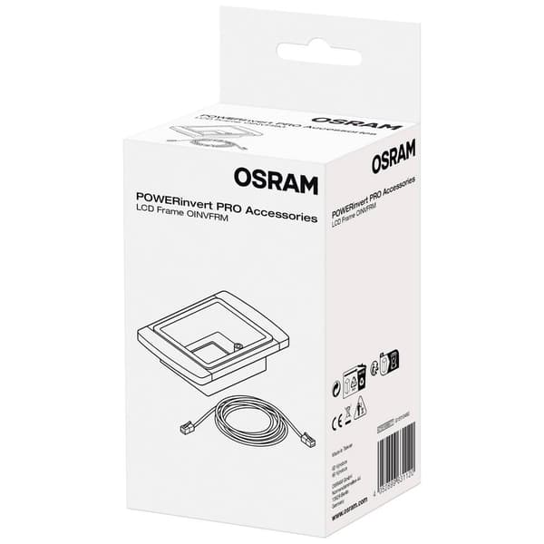OSRAM POWERinvert PRO Accessories LCD Frame OINVFRM Fjärrkontroll 600 cm OINVFRM 30 mm x 70 mm x 100 mm