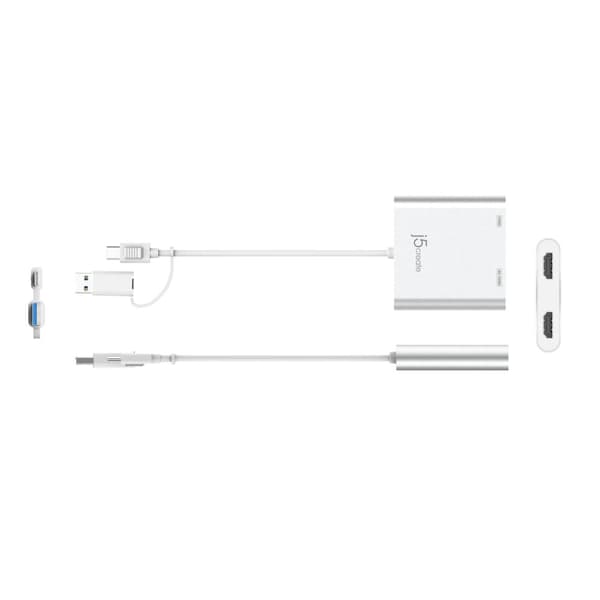j5create USB-C to Dual HDMI Multi-Monitor Adapter