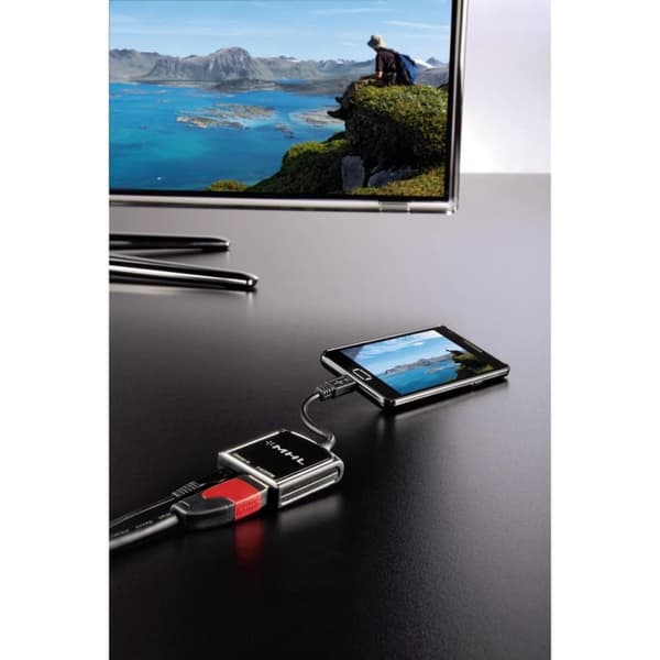 Adapter HAMA MHL (Mobile High-Definition Link) 54510, Black