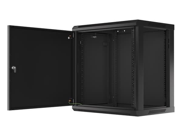 Lanberg WF01-6412-00B rack cabinet 12U Wall mounted rack Black