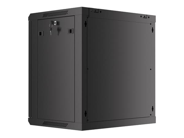 Lanberg WF01-6412-00B rack cabinet 12U Wall mounted rack Black