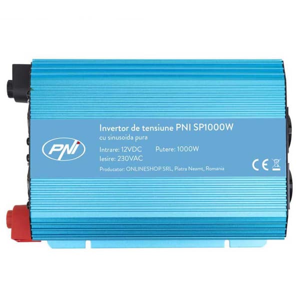 Pni Virta -invertteri Sp1000w 12v 230v Sininen