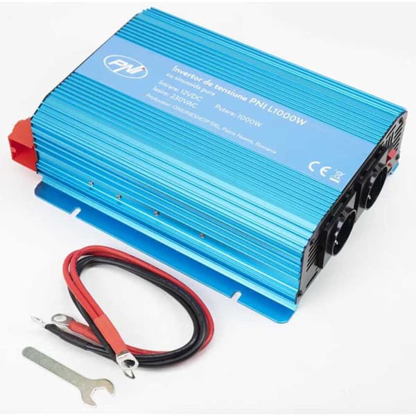Pni Virta -invertteri Sp1000w 12v 230v Sininen