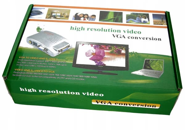 SIGNAL CONVERTER S-VIDEO CVBS VGA AV - VGA KIT