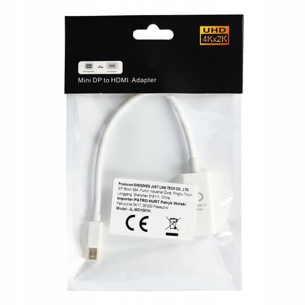 Adapter mini Display Port HDMI 4K Thunderbolt MAC
