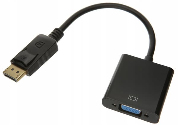 ADAPTEROMVÄNDARE från DISPLAYPORT DP till VGA D-SUB