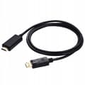 Miniatyrbild 4 av 11: Kabel DISPLAY PORT till HDMI 1,8M DP DisplayPort 4K