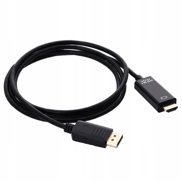 Kabel DISPLAY PORT till HDMI 1,8M DP DisplayPort 4K