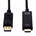 Miniatyrbild 6 av 11: Kabel DISPLAY PORT till HDMI 1,8M DP DisplayPort 4K
