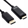 Miniatyrbild 7 av 11: Kabel DISPLAY PORT till HDMI 1,8M DP DisplayPort 4K