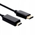 Miniatyrbild 8 av 11: Kabel DISPLAY PORT till HDMI 1,8M DP DisplayPort 4K