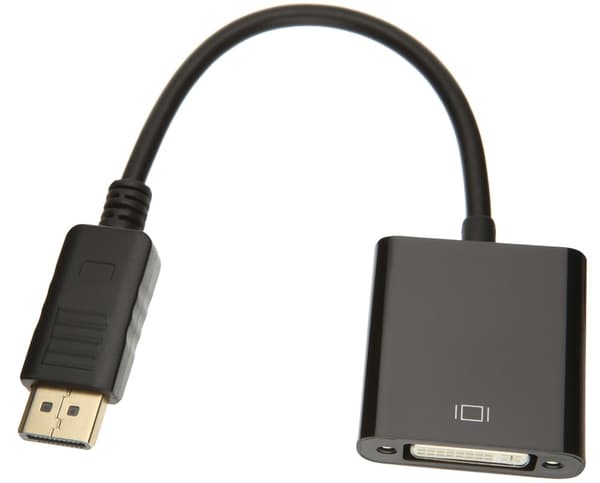 Adapterkabel Displayport till DVI DP-adapter