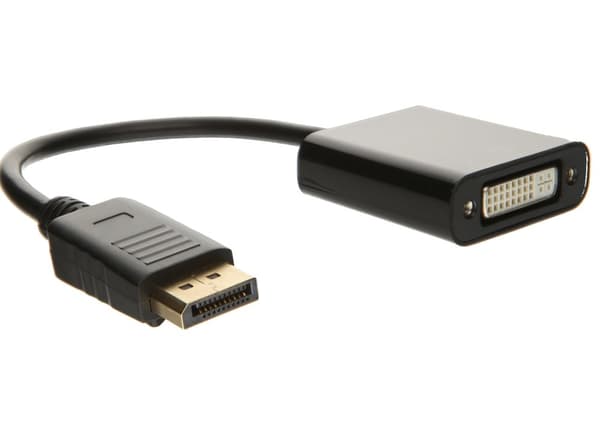 Adapterkabel Displayport till DVI DP-adapter