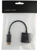 Miniatyrbild 7 av 7: Adapterkabel Displayport till DVI DP-adapter